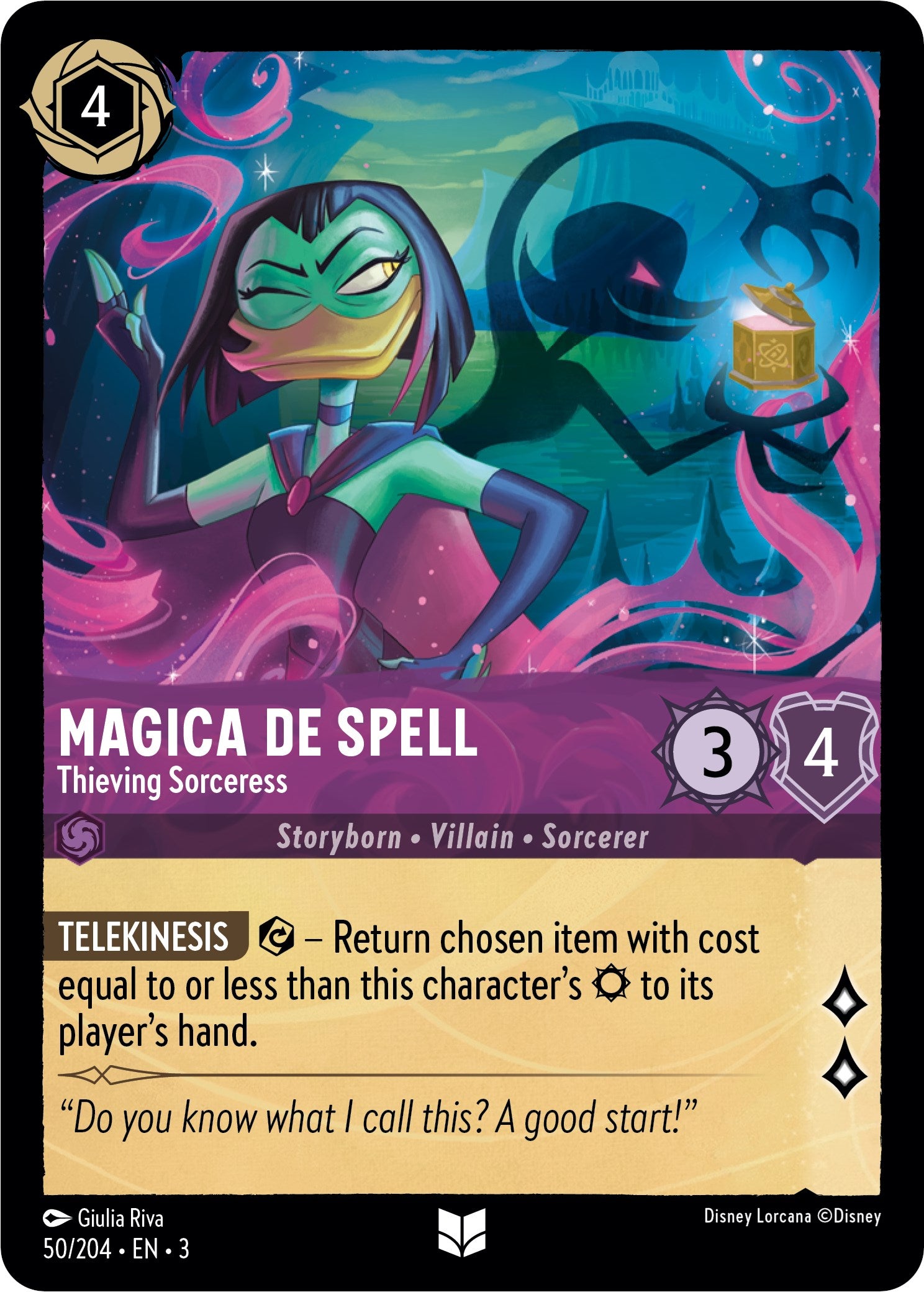 Magia de hechizos: Hechicera ladrona (50/204) [Into the Inklands] 