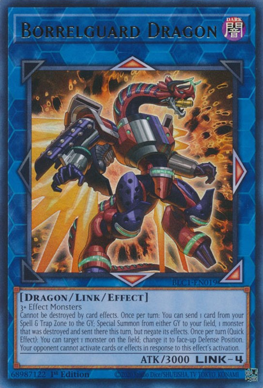Dragón Borrelguard [BLC1-EN019] Ultra raro 