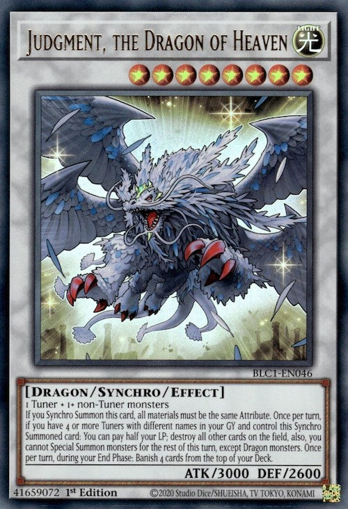 Juicio, el Dragón del Cielo [BLC1-EN046] Ultra Raro 