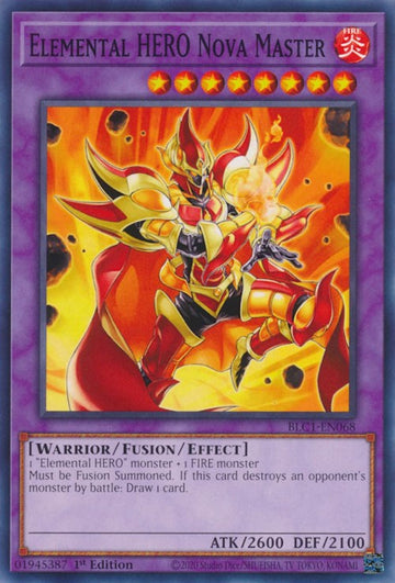 HÉROE Elemental Nova Master [BLC1-EN068] Común 