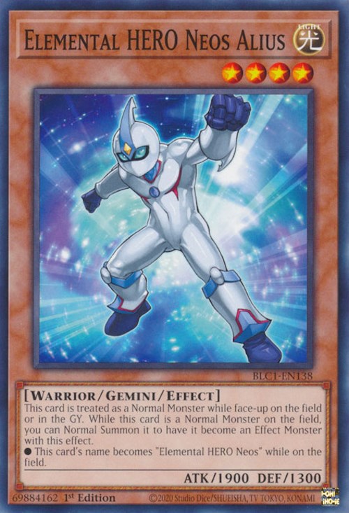 HÉROE Elemental Neos Alius [BLC1-EN138] Común 