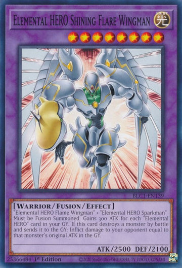 HÉROE Elemental Ala de destello brillante [BLC1-EN139] Común 