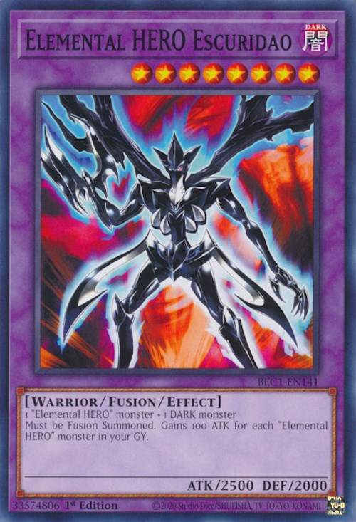 HÉROE Elemental Escuridao [BLC1-EN141] Común 