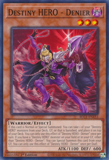 HÉROE del destino - Denier [BLC1-EN153] Común 