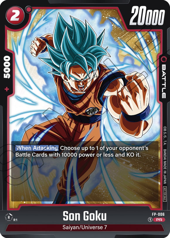 Son Goku (FP-006) [Tarjetas de promoción de Fusion World] 