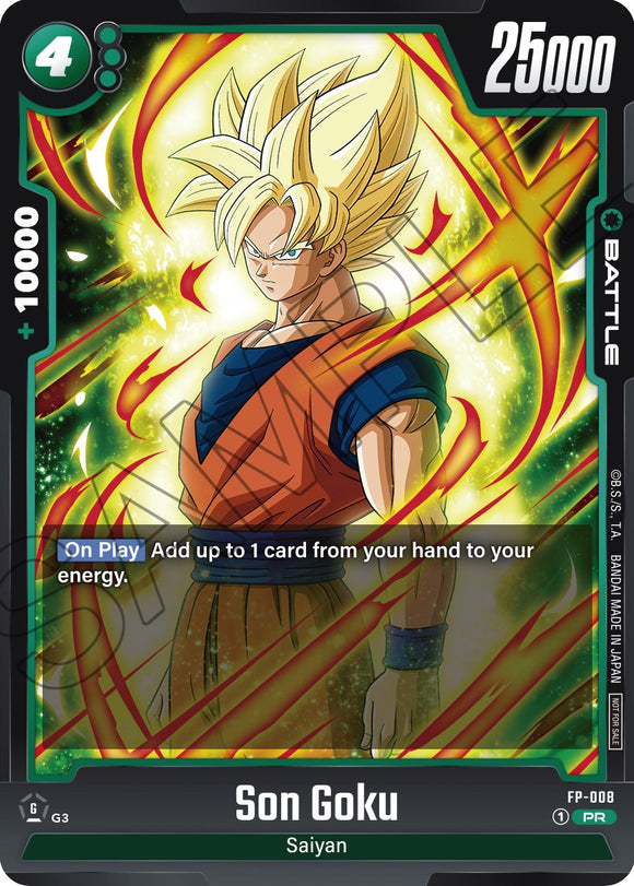Son Goku (FP-008) [Tarjetas de promoción de Fusion World] 