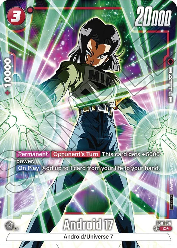 Androide 17 (Paquete de torneo -Ganador- 01) [Tarjetas de torneo mundial de fusión] 