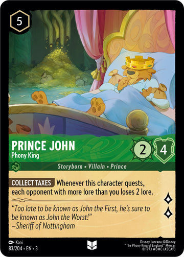 El príncipe Juan - El rey falso (83//204) [Into the Inklands] 