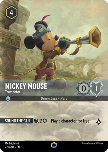 Mickey Mouse -Trompetista (Encantado) (220/204) [Into the Inklands] 