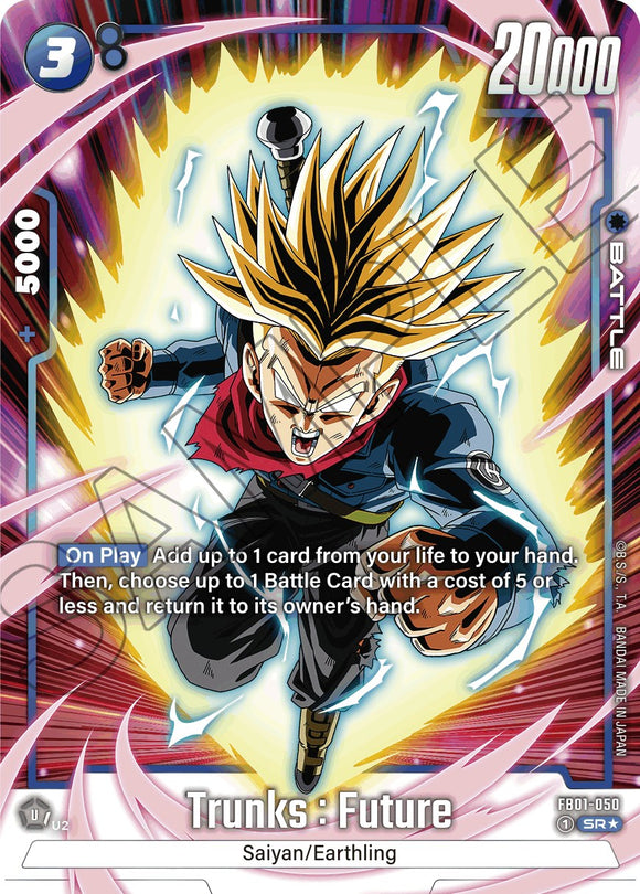 Trunks: Futuro (FB01-050) (Arte alternativo) [Pulso despertado] 