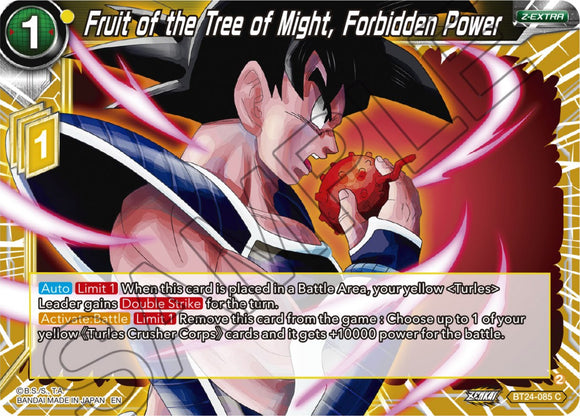 Fruto del árbol del poder, poder prohibido (BT24-085) [Beyond Generations] 
