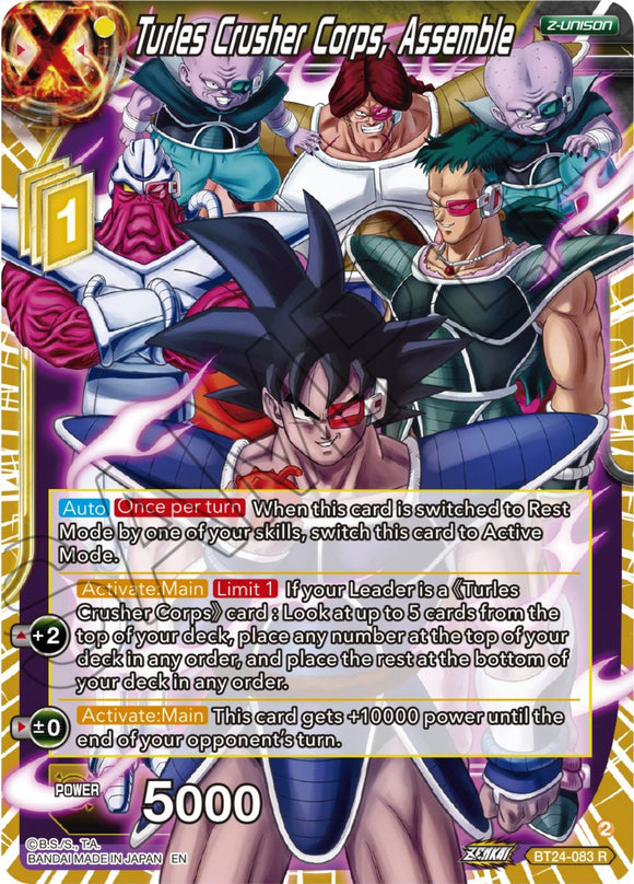 Cuerpo de Trituradores de Turles, Reúnanse (BT24-083) [Beyond Generations] 