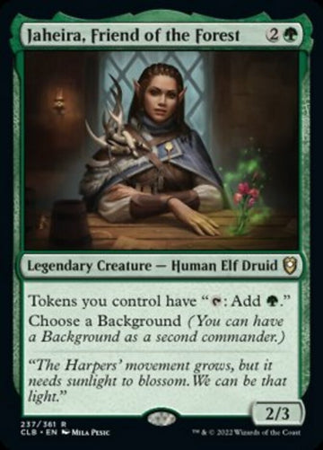 Jaheira, amiga del bosque [Commander Legends: Battle for Baldur's Gate] 
