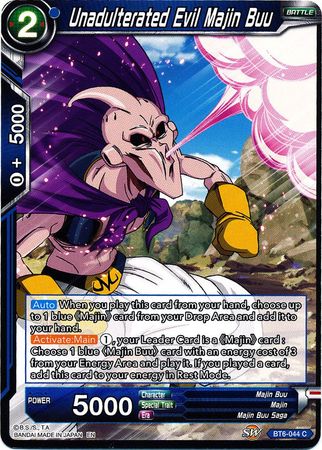Majin Buu malvado puro (BT6-044) [Destroyer Kings] 