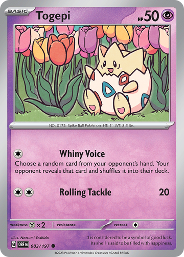 Togepi (083/197) [Escarlata y Violeta: Llamas de obsidiana] 