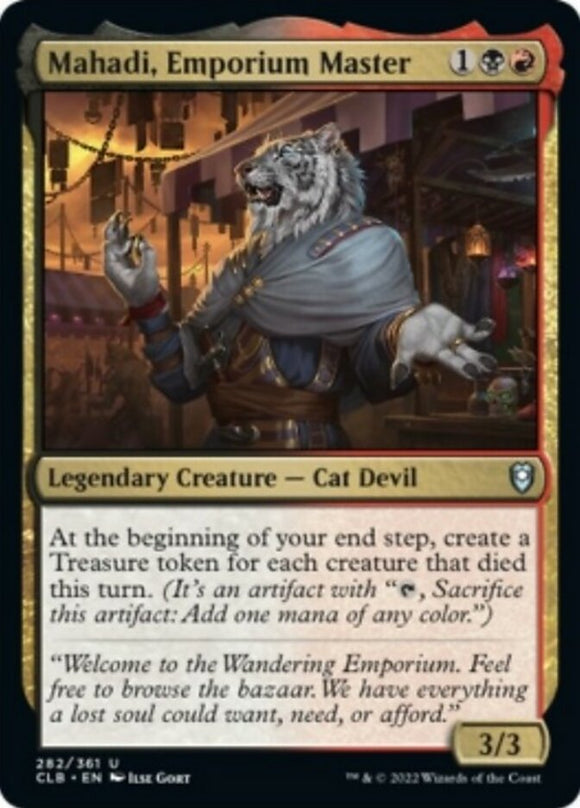 Mahadi, Maestra del Emporio [Commander Legends: Battle for Baldur's Gate] 