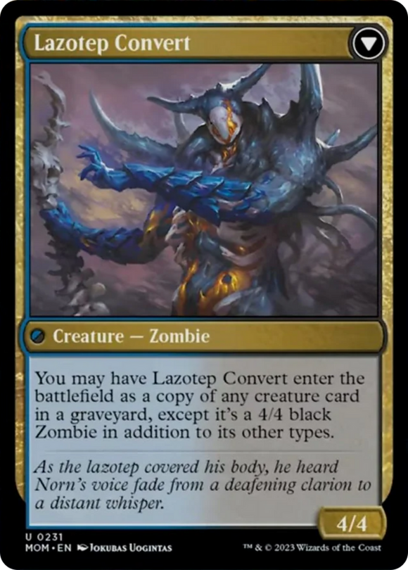 Invasión de Amonkhet // Lazotep Convert [Marcha de la máquina] 