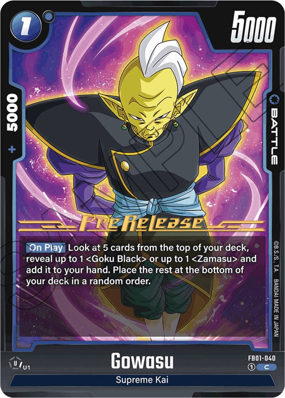 Gowasu (FB01-040) [Tarjetas de prelanzamiento de Awakened Pulse] 