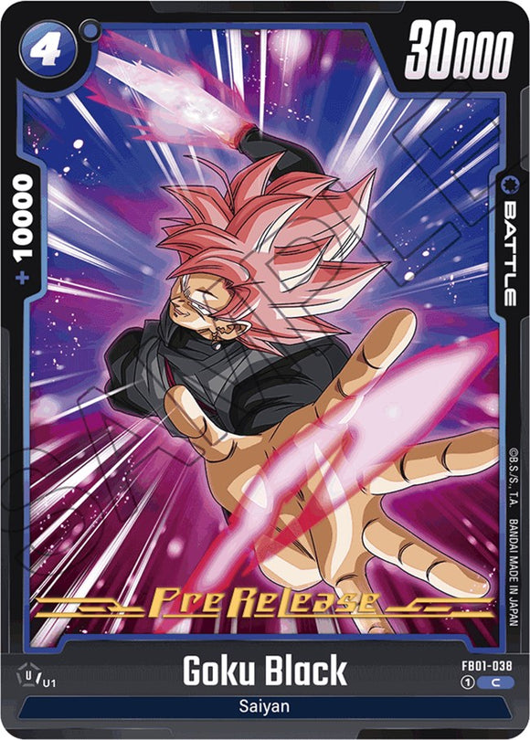 Goku Black (FB01-038) [Tarjetas de prelanzamiento de Awakened Pulse] 