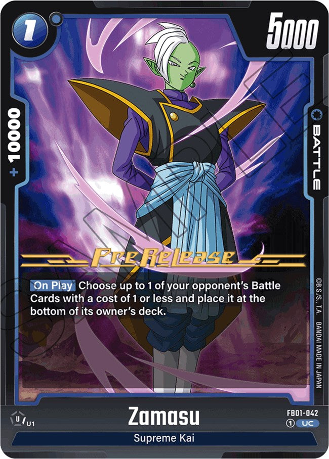 Zamasu (FB01-042) [Tarjetas de prelanzamiento de Pulso Despertado] 