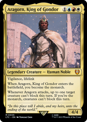 Aragorn, rey de Gondor [El Señor de los Anillos: Cuentos de la Tierra Media Comandante] 