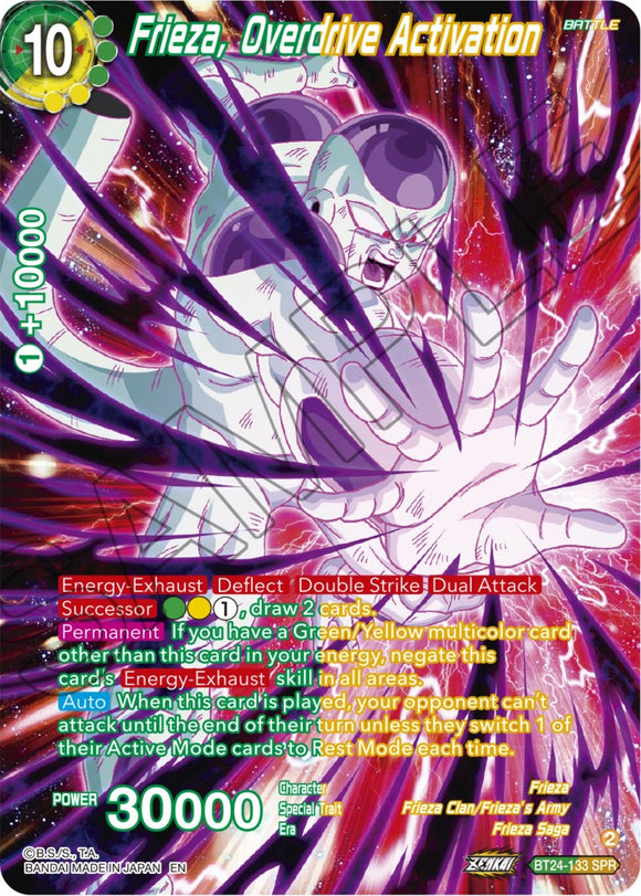 Freezer, Activación de Overdrive (SPR) (BT24-133) [Beyond Generations] 