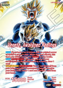 Vegeta // Vegeta, Awakened Feelings (SLR) (BT24-001) [Beyond Generations]-2