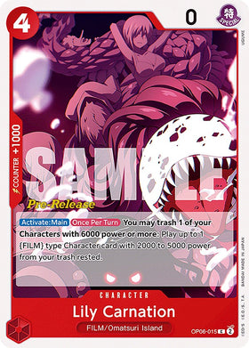 Lily Carnation [Tarjetas de prelanzamiento de Alas del Capitán] 
