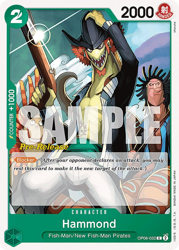 Hammond [Tarjetas de prelanzamiento de Wings of the Captain] 