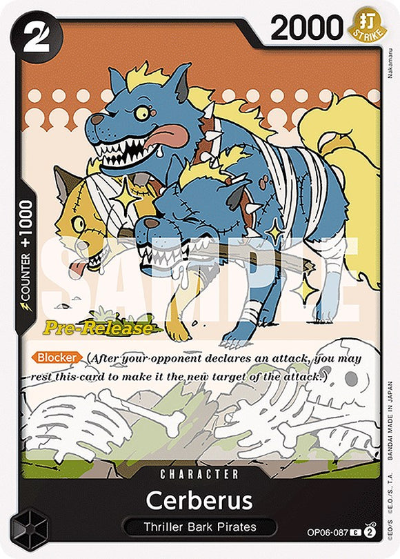 Cerberus [Tarjetas de prelanzamiento de Alas del Capitán] 