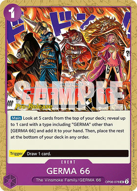 GERMA 66 [Tarjetas de prelanzamiento de Alas del Capitán] 
