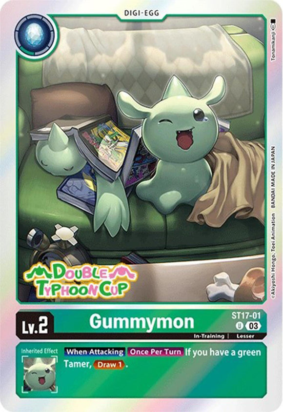 Gummymon [ST17-01] [Mazo de inicio: cartas de prelanzamiento del set de mazo avanzado Double Typhoon] 