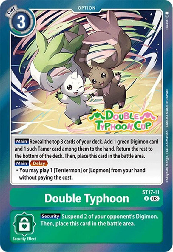 Double Typhoon [ST17-11] [Mazo de inicio: cartas de prelanzamiento del set de mazo avanzado Double Typhoon] 