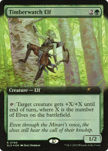 Timberwatch Elf (Extended Art) [Secret Lair Drop Series]