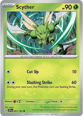 Scyther (001/162) [Scarlet &amp; Violet: Fuerzas temporales] 