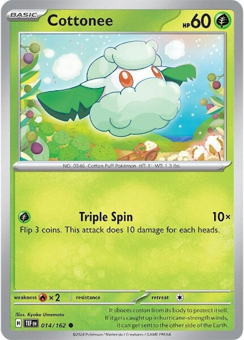 Cottonee (014/162) [Scarlet &amp; Violet: Fuerzas temporales] 