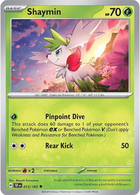 Shaymin (013/162) [Scarlet &amp; Violet: Fuerzas temporales] 