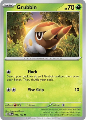 Grubbin (018/162) [Scarlet &amp; Violet: Fuerzas temporales] 