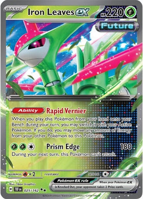 Hojas de hierro ex (025/162) [Scarlet &amp; Violet: Fuerzas temporales] 