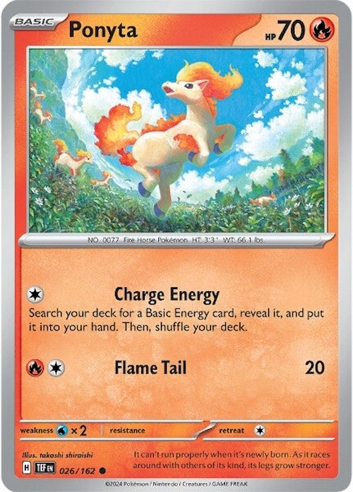 Ponyta (026/162) [Scarlet &amp; Violet: Fuerzas temporales] 