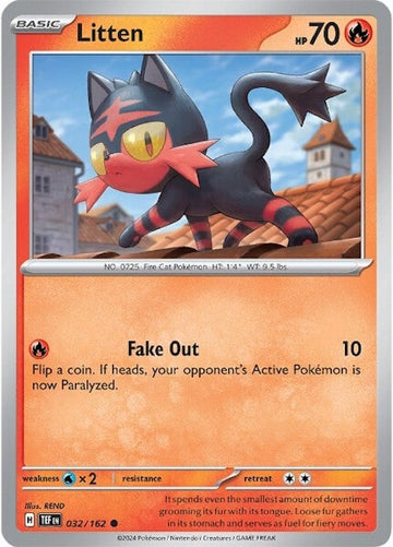 Litten (032/162) [Scarlet &amp; Violet: Fuerzas temporales] 