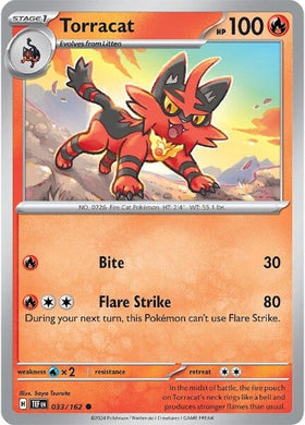 Torracat (033/162) [Scarlet &amp; Violet: Fuerzas temporales] 