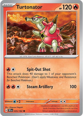 Turtonator (035/162) [Scarlet &amp; Violet: Fuerzas temporales] 