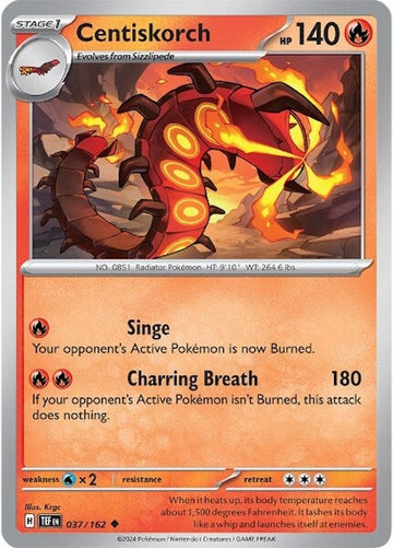 Centiskorch (037/162) [Scarlet &amp; Violet: Fuerzas temporales] 