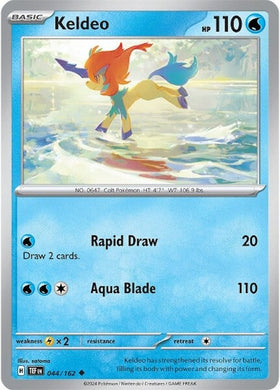 Keldeo (044/162) [Scarlet &amp; Violet: Fuerzas temporales] 