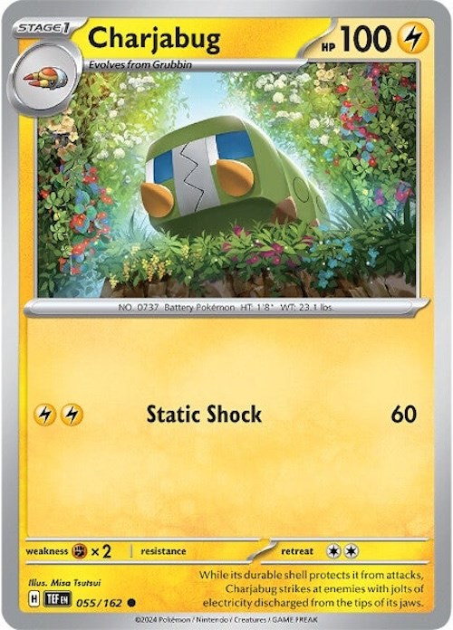 Charjabug (055/162) [Scarlet &amp; Violet: Fuerzas temporales] 