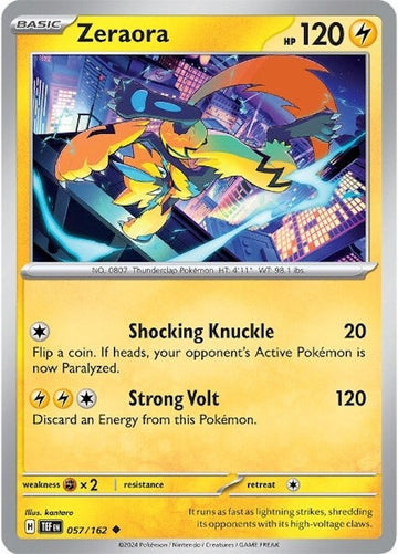 Zeraora (057/162) [Scarlet &amp; Violet: Fuerzas temporales] 