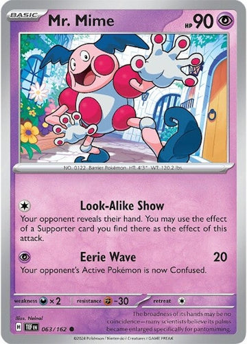 Mr. Mime (063/162) [Scarlet &amp; Violet: Fuerzas temporales] 