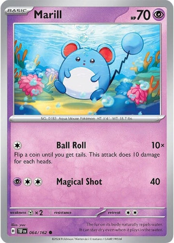 Marill (064/162) [Scarlet &amp; Violet: Fuerzas temporales] 