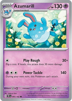 Azumarill (065/162) [Scarlet &amp; Violet: Fuerzas temporales] 